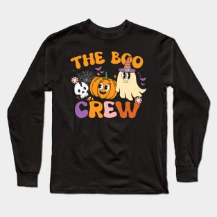 Boo Boo Crew Nurse Shirts Halloween Nurse Shirts for Women Long Sleeve T-Shirt